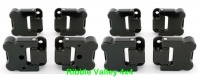 LAND ROVER DEFENDER BLACK FRONT DOOR HINGES 110  (SET OF 8) OPTIMILL ORP25/110